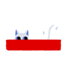 A Blue Blue Cat（個別スタンプ：7）