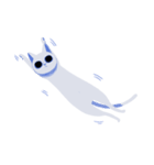 A Blue Blue Cat（個別スタンプ：13）