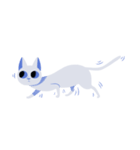 A Blue Blue Cat（個別スタンプ：15）