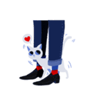 A Blue Blue Cat（個別スタンプ：20）