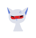 A Blue Blue Cat（個別スタンプ：22）