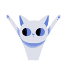 A Blue Blue Cat（個別スタンプ：25）