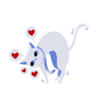 A Blue Blue Cat（個別スタンプ：26）