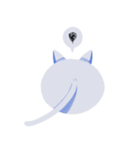 A Blue Blue Cat（個別スタンプ：27）
