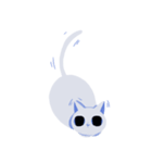 A Blue Blue Cat（個別スタンプ：34）