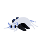 A Blue Blue Cat（個別スタンプ：35）