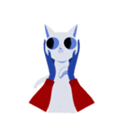 A Blue Blue Cat（個別スタンプ：36）