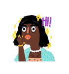 Hollablack Girl（個別スタンプ：1）