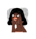 Hollablack Girl（個別スタンプ：3）