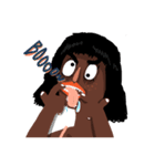 Hollablack Girl（個別スタンプ：5）