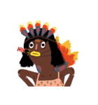 Hollablack Girl（個別スタンプ：6）