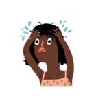 Hollablack Girl（個別スタンプ：7）
