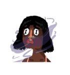 Hollablack Girl（個別スタンプ：9）