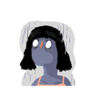 Hollablack Girl（個別スタンプ：13）