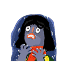 Hollablack Girl（個別スタンプ：16）
