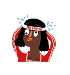 Hollablack Girl（個別スタンプ：19）