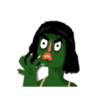 Hollablack Girl（個別スタンプ：21）
