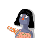 Hollablack Girl（個別スタンプ：22）