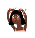 Hollablack Girl（個別スタンプ：24）