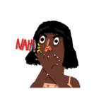 Hollablack Girl（個別スタンプ：26）