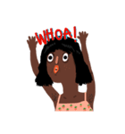 Hollablack Girl（個別スタンプ：27）