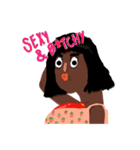 Hollablack Girl（個別スタンプ：28）