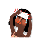 Hollablack Girl（個別スタンプ：30）