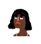 Hollablack Girl（個別スタンプ：35）