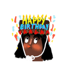 Hollablack Girl（個別スタンプ：39）