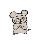 hamster and mouse（個別スタンプ：10）
