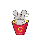 hamster and mouse（個別スタンプ：15）