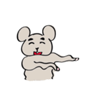 hamster and mouse（個別スタンプ：36）