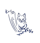 フキゲンなねこ（個別スタンプ：1）