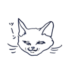 フキゲンなねこ（個別スタンプ：3）