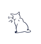 フキゲンなねこ（個別スタンプ：4）