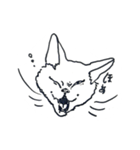 フキゲンなねこ（個別スタンプ：5）