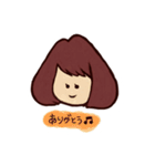 ボブがーるの一言スタンプ（個別スタンプ：4）