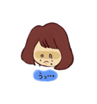 ボブがーるの一言スタンプ（個別スタンプ：5）