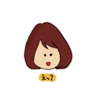 ボブがーるの一言スタンプ（個別スタンプ：9）