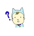 かわいいパジャマ赤ちゃん（個別スタンプ：1）