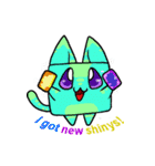 Shape Cats: Come AT Me（個別スタンプ：9）