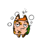 Shape Cats: Come AT Me（個別スタンプ：14）
