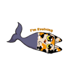 Shape Cats: Come AT Me（個別スタンプ：15）