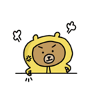 Dodo bear and cool cat（個別スタンプ：3）