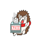 ヘッジホッグ 小さなQ（個別スタンプ：11）