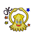 イカの「カトル君」（個別スタンプ：1）