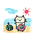 言葉と白丸と動物たち。（個別スタンプ：16）