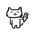 言葉と白丸と動物たち。（個別スタンプ：21）
