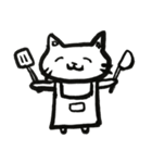 言葉と白丸と動物たち。（個別スタンプ：22）