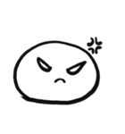 言葉と白丸と動物たち。（個別スタンプ：35）